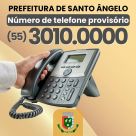 Prefeitura disponibiliza número provisório de telefone